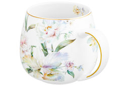 Кружка 400 мл 12,5*9,5*8,5 см Корнелия бочонок NEW BONE CHINA - Elan gallery фото 5