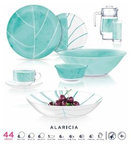 Набор столовый ALARICIA 44 предмета