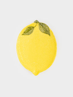 Блюдо, 25х18 см, фарфор P, овальное, желтое, Лимон, Lemon - Anna lafarg фото 2
