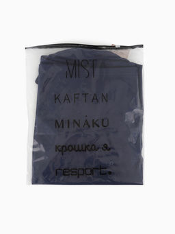 Футболка - поло женская MINAKU, размер 44-46 (M), интерлок, синяя