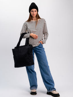 Сумка-шоппер "Зима" черный