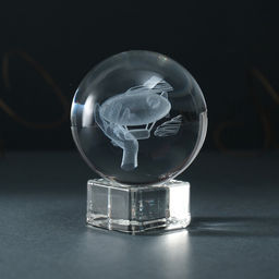 Фигурка стекло шар «Дирижабль», d=6 см