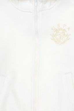 Erkek _ocuk Krem Sweatshirt Sepette S_rpriz _ndirim - U.s. polo assn фото 4