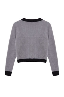 TRENDYOLMILLA Ekru Tuylu Triko H?rka TWOAW22HI0048  фото 7