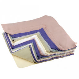 Салфетка техническая "Лоскут ткани ассорти", 30х30(+-2)см, поплин 115г/м2 (хлопок 100%), 100 штук, "Домашняя мода" (Россия)