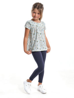 Комплект для девочки детский сад UD 1841 зеленые цветочки - Mini maxi фото 3