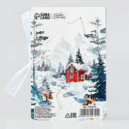 Цена за 2 шт. Складная новогодняя коробка-книга Сказочных моментов, 12 х 8 х 4.5 см - Дарите счастье фото 3