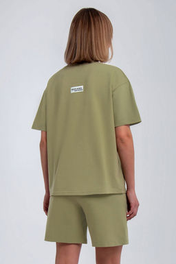 Арт. 2368 Костюм женский с шортами 42-50 (4 шт) Цвет:полынь