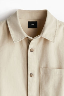 Sobrecamisa en sarga de algod?n Regular Fit - H&m фото 3