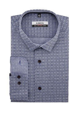 Сорочка мужская длинный рукав GREG 323/131/1463/ZS/1p  фото 2