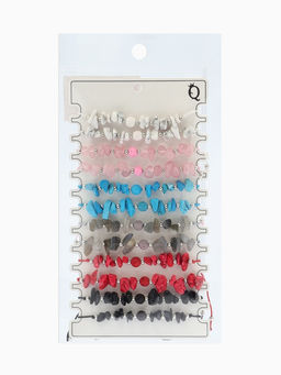 Цена за 12 шт. Браслет под натуральный камень «Крошка» с бусиной №8, d=6 см, МИКС