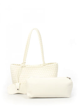 LACCOMA сумка СУ1056-белый эко кожа хлопок