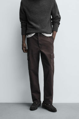 TWILL CARGO TROUSERS - Zara фото 2