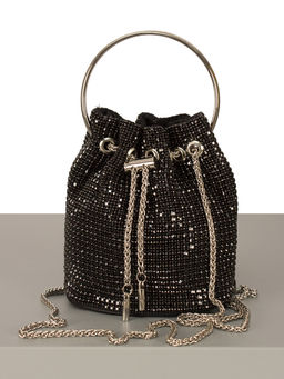 LACCOMA сумка ST164-черный стразы