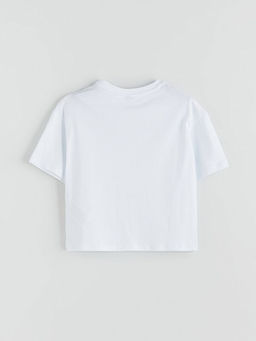 Bisiklet Yaka S?nger Bob Bask?l? K?z ?ocuk Ti??rt