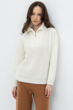 Джемпер Very Neat ЕВ 30106/24ш суровый из шерсти и акрила