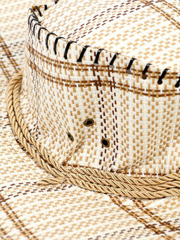 Карнавальна шляпа "Ковбой" бежевая р-р 56-58