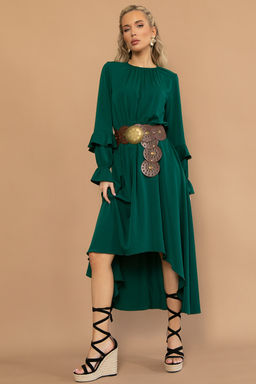 Платье Манящий аромат (изумрудный) - Эльза фото 5