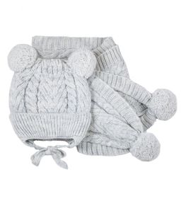 Комплект детский (шапка,шарф) ЧК-Czk-08