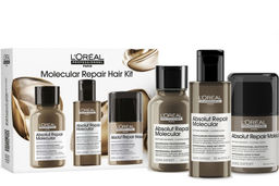 Набор тревелов Absolut Repair Molecular: шампунь 100 мл + сыворотка 75 мл + маска 50 мл - Loreal professionnel фото 2