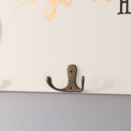 Настенные крючки декоративные Дом, милый дом. Сердце, дерево, с золотом, 30?15 см