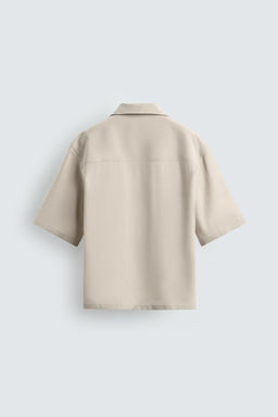 CAMISA FLUIDA RELAXED FIT / Crudo - Zara фото 7