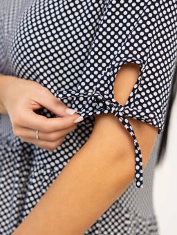 Платье женское, цвет черный белый - Барболета фото 3