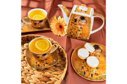 Ваза 2 л 11,5*11,5*25 см "Поцелуй" квадрат, NEW BONE CHINA