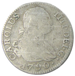2 реала 1790 года Испания