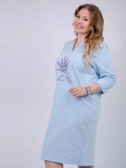 Сорочка С-20-голубая - Ihomelux фото 5