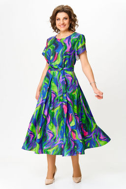 Платье Swallow 725.2 мультиколор