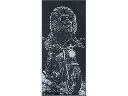 Полотенце махровое 6с102.411ж1 Моторалли(антрацит) 67х150см