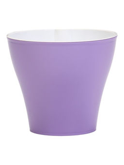 Кашпо со вставкой 1 л "Афина", цвет сирень