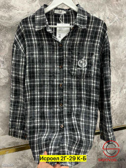 Рубашка женская в клетку