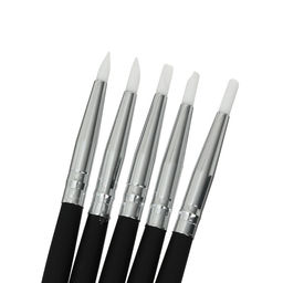 Набор кистей для рисования, 5 штук, круглые, латекс, маленькие