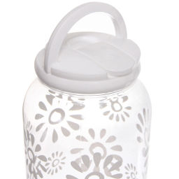 Кувшин пластиковый 3,8л "Летний микс" в наборе с 4-мя стаканами 650мл