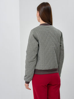 Бомбер стеганый на резинке OD-652-1 - Tantino фото 5