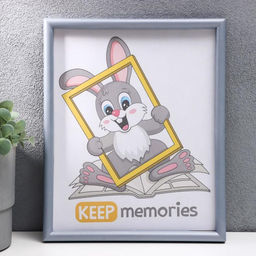 Фоторамка для фото 20×25 см Keep memories, Violet, пластик, серебристый