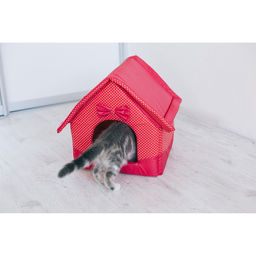 Домик Нежность, 34 х 32 х 37 см, розовый - Пижон фото 13