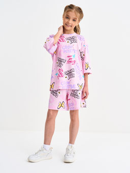 Розовая пижама для девочки с принтом - Kogankids фото 24