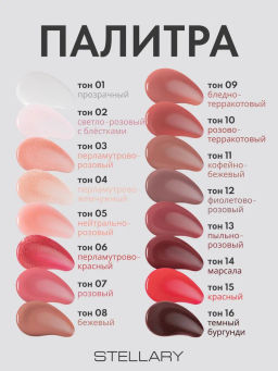 Блеск для губ Stellary Lipgloss Big Lips тон 04 перламутрово-жемчужный  фото 7