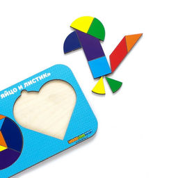 Набор Головоломок «Колумбово яйцо и листик»