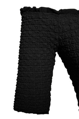 Siyah Duz Midi Dokulu Fitted/Vucuda Oturan Buzgulu Carmen Yaka Esnek Orme Elbise TWOSS25EL00067 - Trendyolmilla фото 8