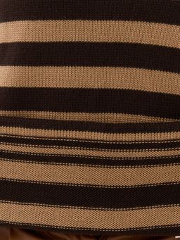 Джемпер женский 7232-40226. 5800363/5300521/501 горький шоколад/ристретто/белый - Vay фото 6