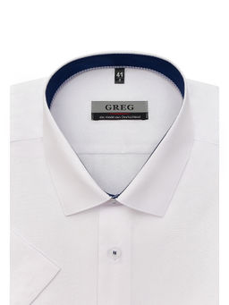 Сорочка мужская короткий рукав GREG 100/209/WH/Z/13p  фото 2