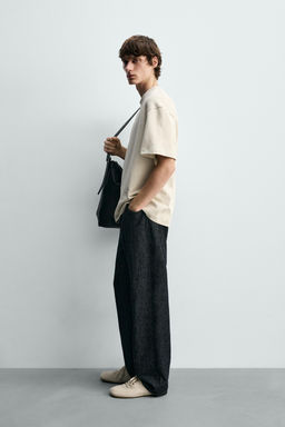 CAMISETA RELAXED FIT INTERLOCK / Blanco roto - Zara фото 4