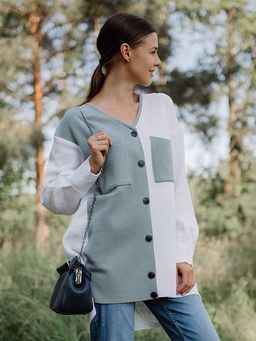 Джемпер лен, полушерсть - Волтри фото 3