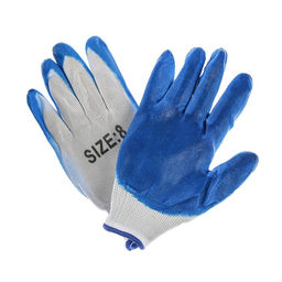 Цена за 12 шт. Перчатки садовые, нейлоновые, с нитриловым полуобливом, размер 8, МИКС, Greengo  фото 2