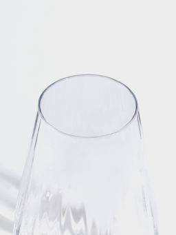 Ваза для цветов «Джетон» капля, 24.5×14 см, стекло, прозрачная