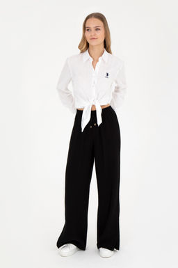 Женские черные брюки из плотной ткани - U.s. polo assn фото 15